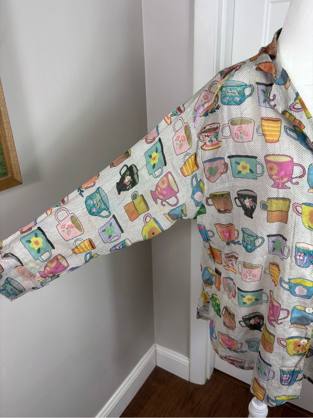 Natural Life Lightweight Teacup Coffee Mug Night Shirt Size XS - Picture 3 of 6